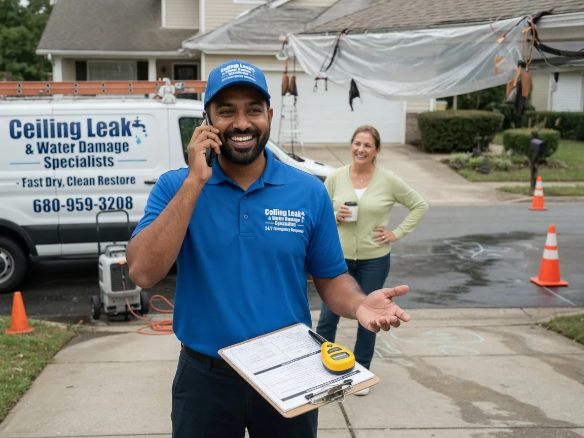 Ceiling Leak Cleanup Cedartown, GA FAQs